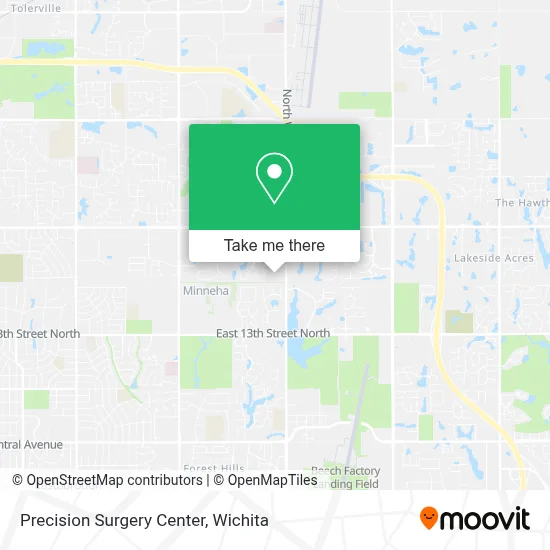 Precision Surgery Center map
