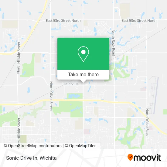 Sonic Drive In map