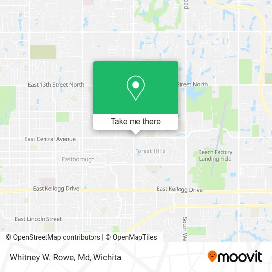 Whitney W. Rowe, Md map