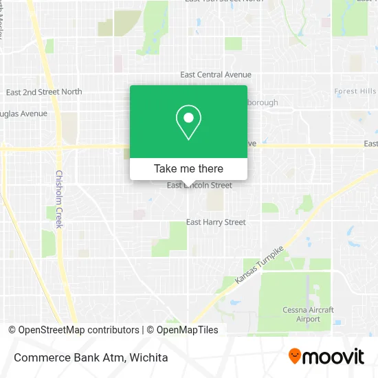 Commerce Bank Atm map