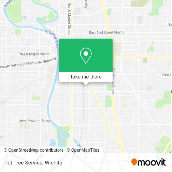 Ict Tree Service map