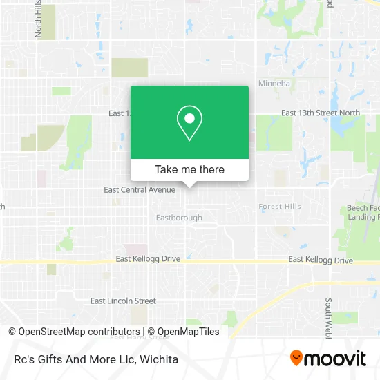 Rc's Gifts And More  Llc map