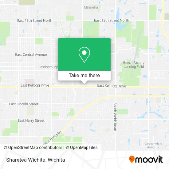 Sharetea Wichita map