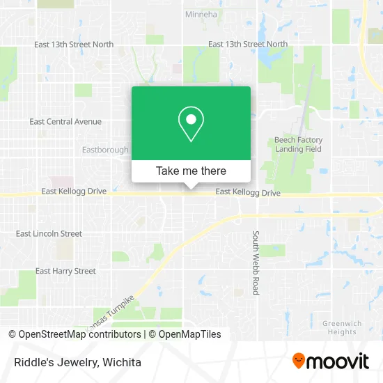 Riddle's Jewelry map