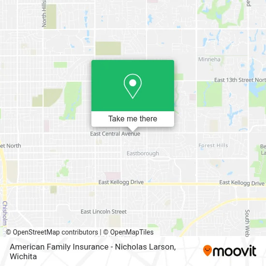 American Family Insurance - Nicholas Larson map
