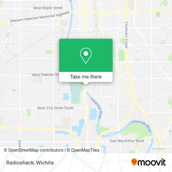 Radioshack map