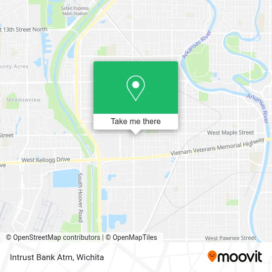 Intrust Bank Atm map