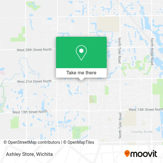Ashley Store map