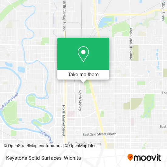 Keystone Solid Surfaces map