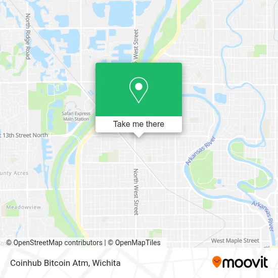 Coinhub Bitcoin Atm map