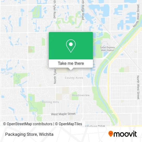 Packaging Store map