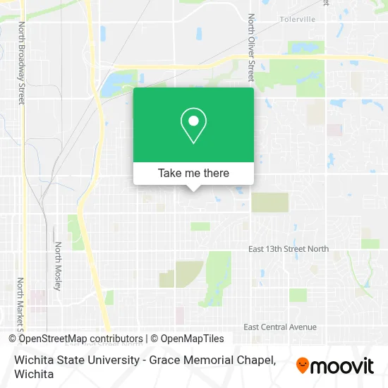 Wichita State University - Grace Memorial Chapel map