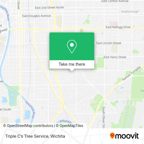 Triple C's Tree Service map