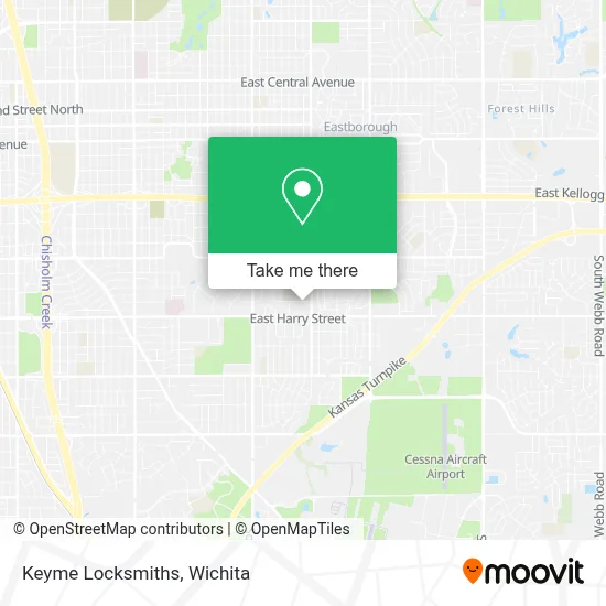 Keyme Locksmiths map