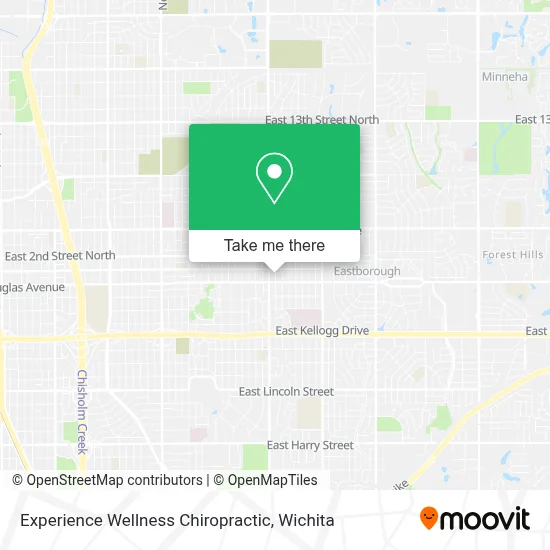 Experience Wellness Chiropractic map