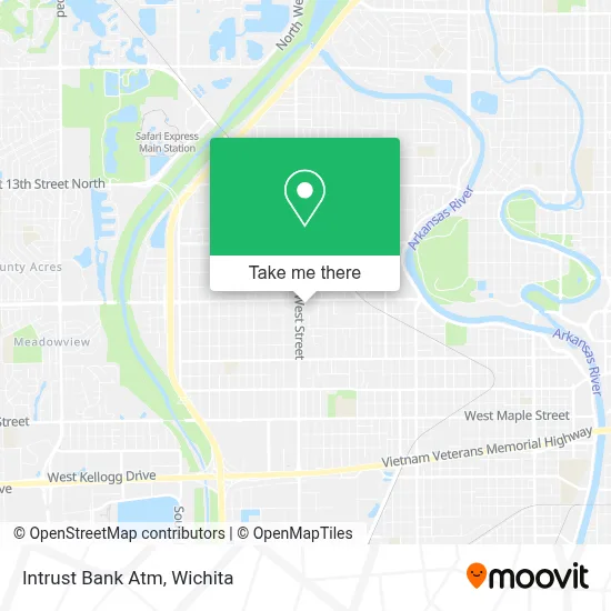 Intrust Bank Atm map