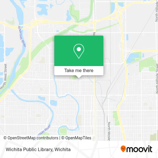 Wichita Public Library map