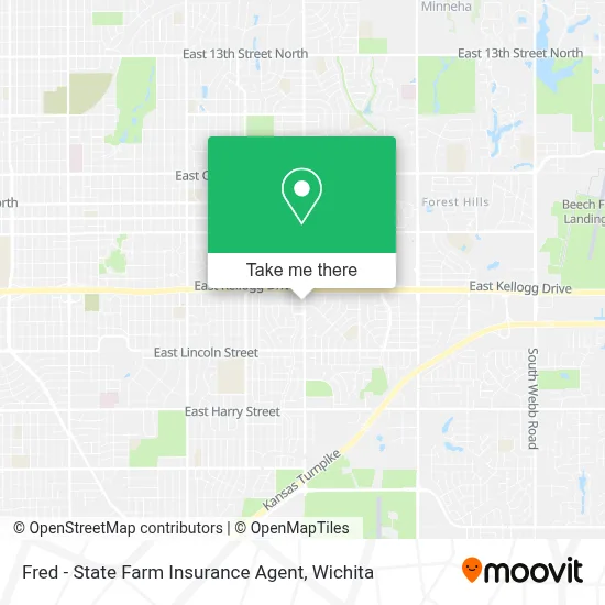 Fred - State Farm Insurance Agent map