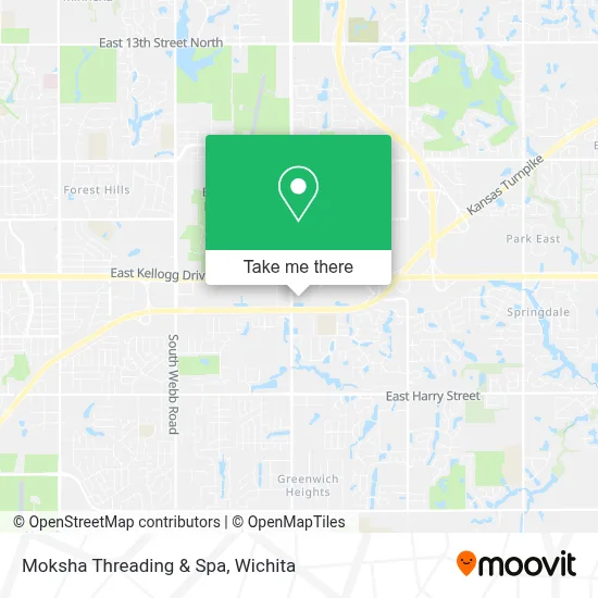 Moksha Threading & Spa map