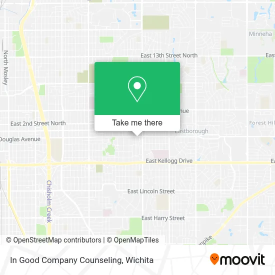 In Good Company Counseling map