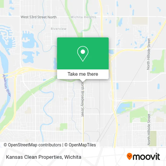 Kansas Clean Properties map