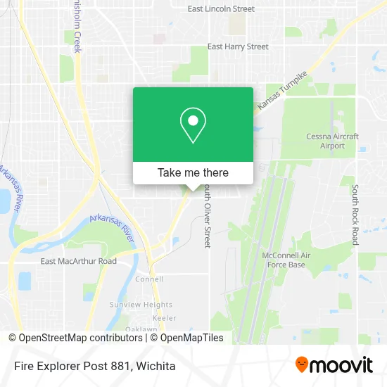 Fire Explorer Post 881 map