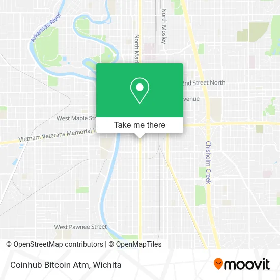 Coinhub Bitcoin Atm map