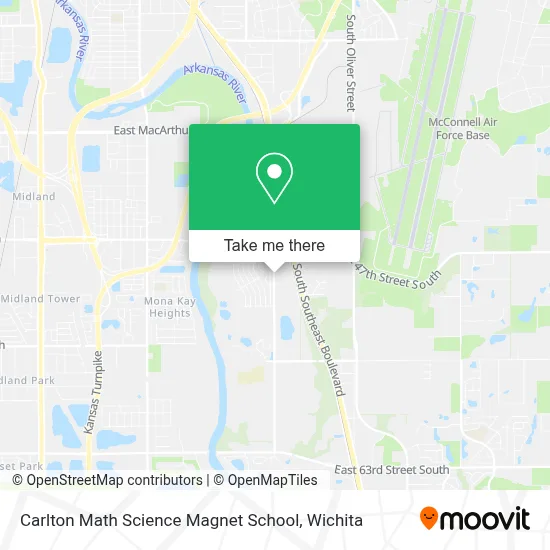 Carlton Math Science Magnet School map