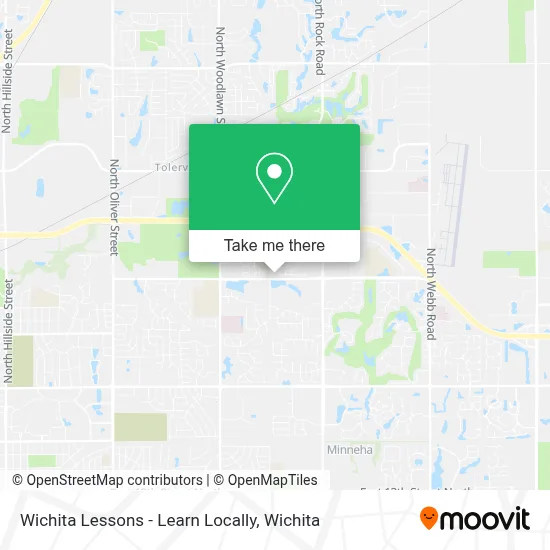 Wichita Lessons - Learn Locally map