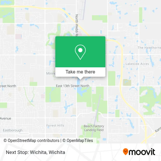 Next Stop: Wichita map