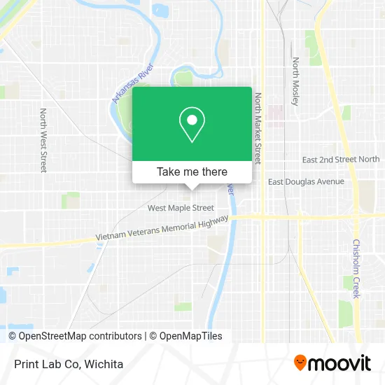 Print Lab Co map