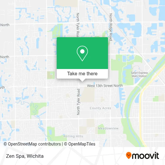 Zen Spa map
