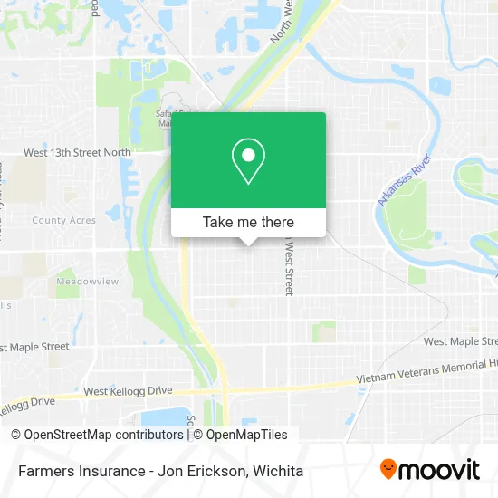 Farmers Insurance - Jon Erickson map