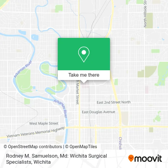 Rodney M. Samuelson, Md: Wichita Surgical Specialists map
