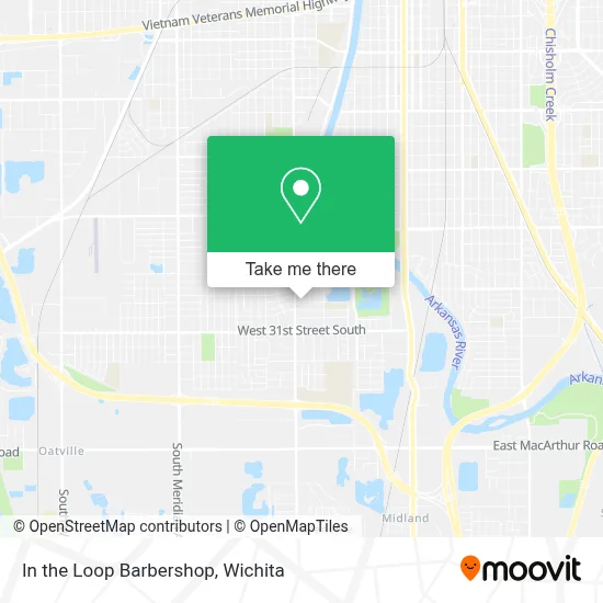 In the Loop Barbershop map