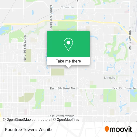 Rountree Towers map