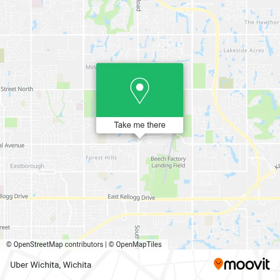 Uber Wichita map