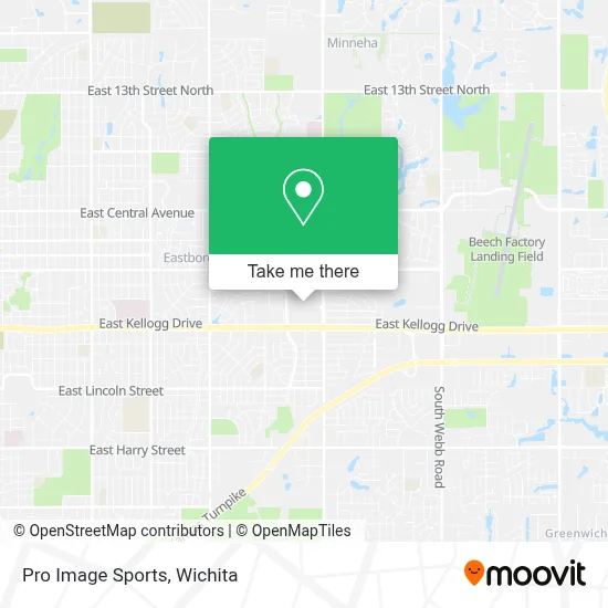 Pro Image Sports map