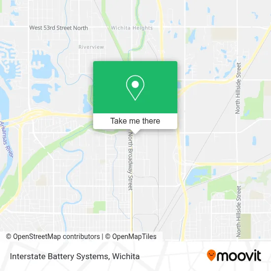 Interstate Battery Systems map