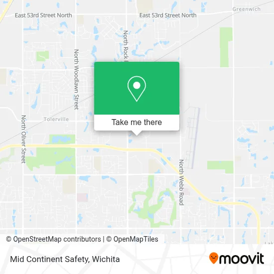 Mid Continent Safety map