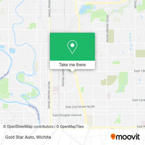 Gold Star Auto map