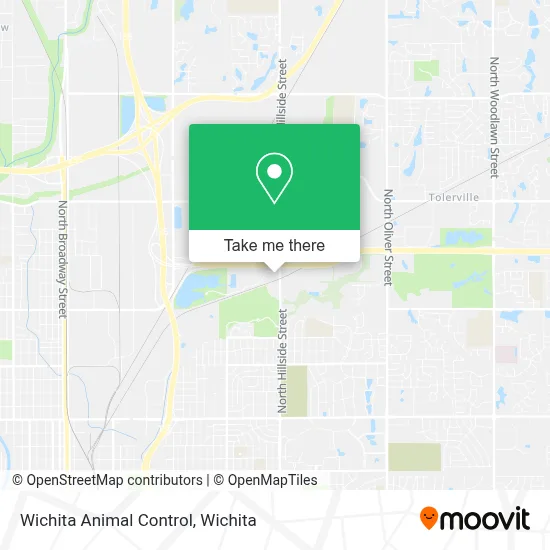 Wichita Animal Control map