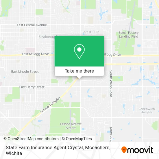 State Farm Insurance Agent Crystal, Mceachern map