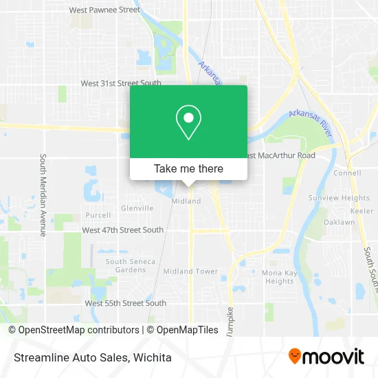 Streamline Auto Sales map