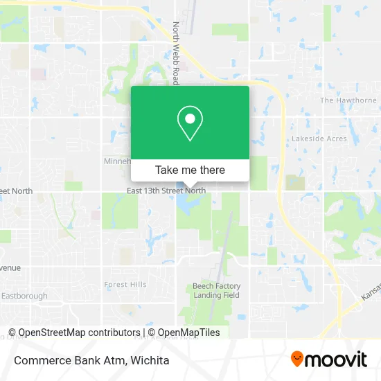 Commerce Bank Atm map