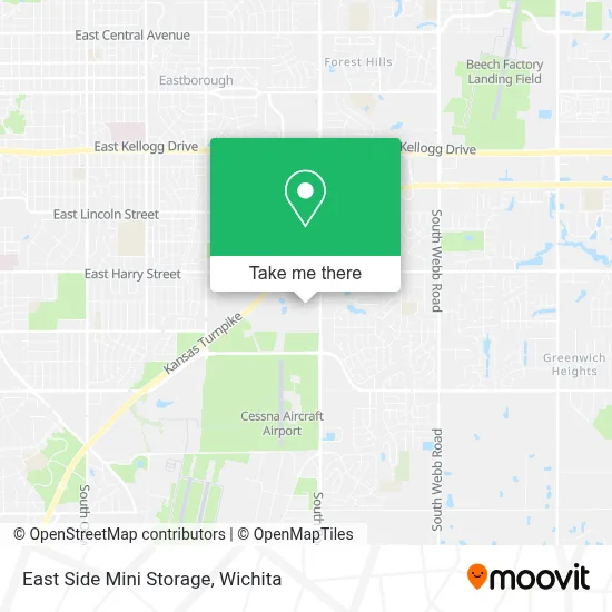 East Side Mini Storage map