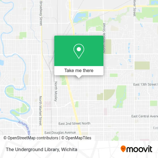 The Underground Library map
