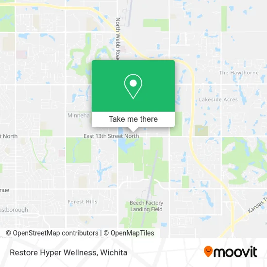 Restore Hyper Wellness map