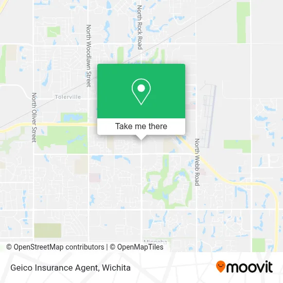 Geico Insurance Agent map