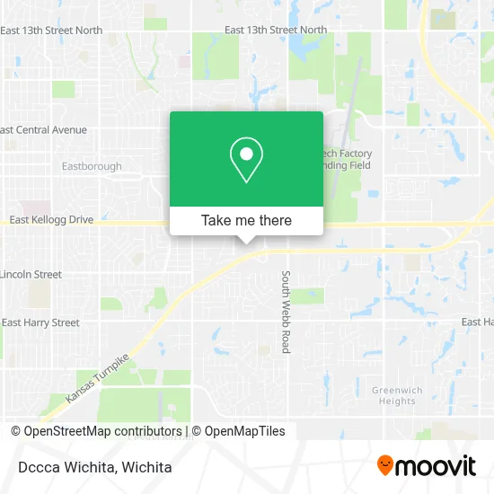 Dccca Wichita map